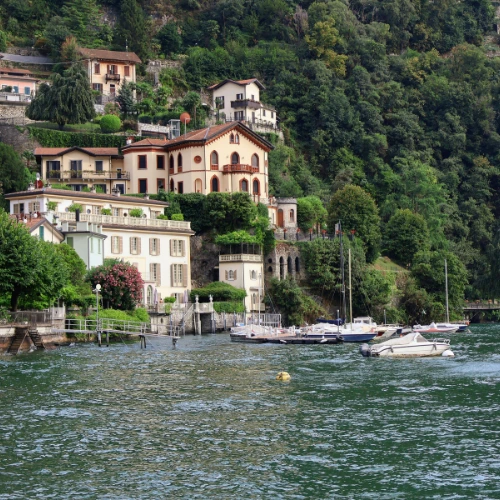 Iconic villas at Lake como